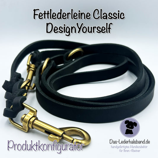 Fettlederleine - Hundeleine - DesignYourself